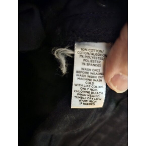 Loft Curvy Streaght Womens Jeans Size 32/14 Dark Wash Stretch Denim - Picture 6 of 7